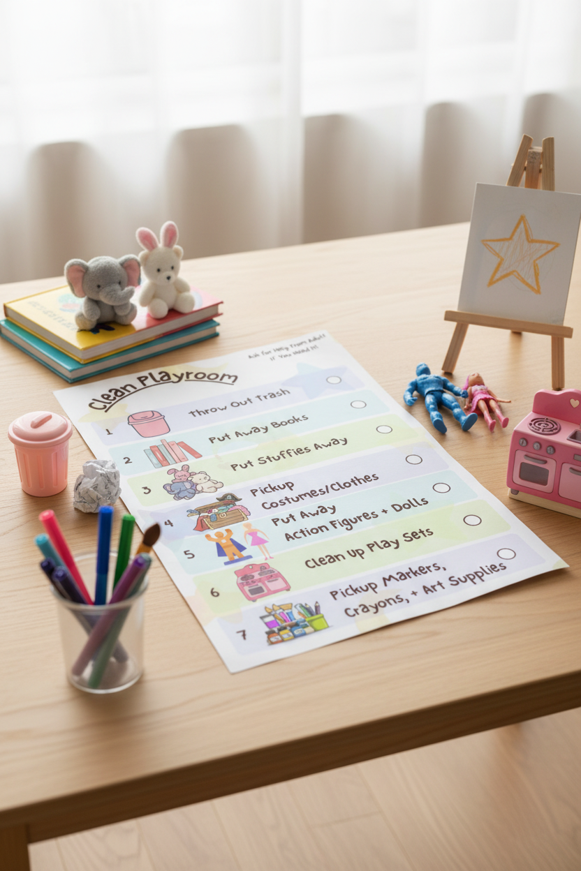 Clean Playroom Guide Mockup
