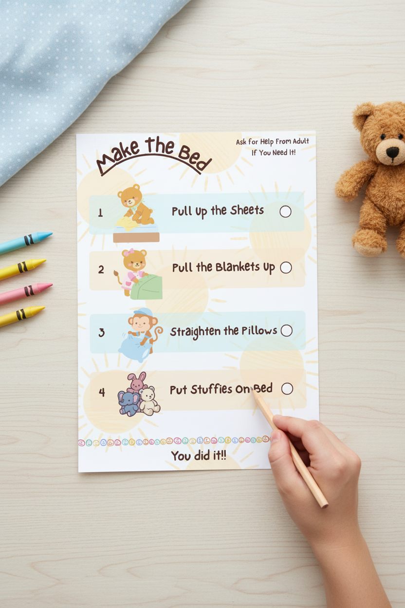 Make the Bed Guide Mockup